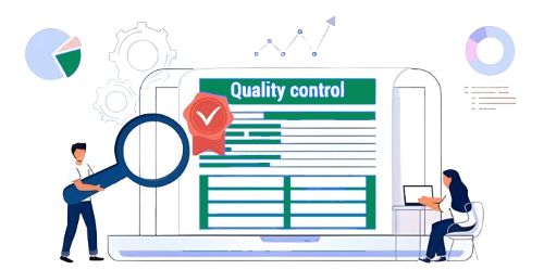 Quality control process to ensure product consistency and high standards in manufacturing