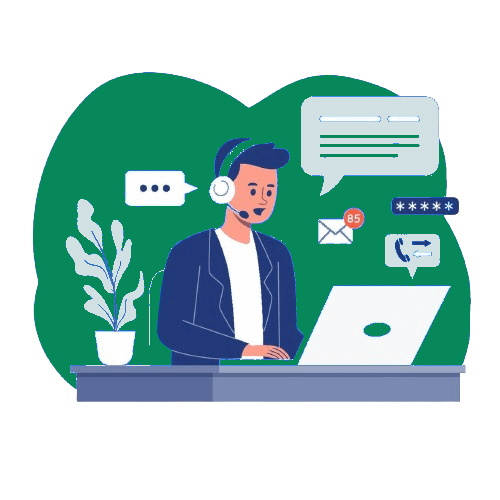 Customer support team providing assistance and resolving inquiries for a better customer experience